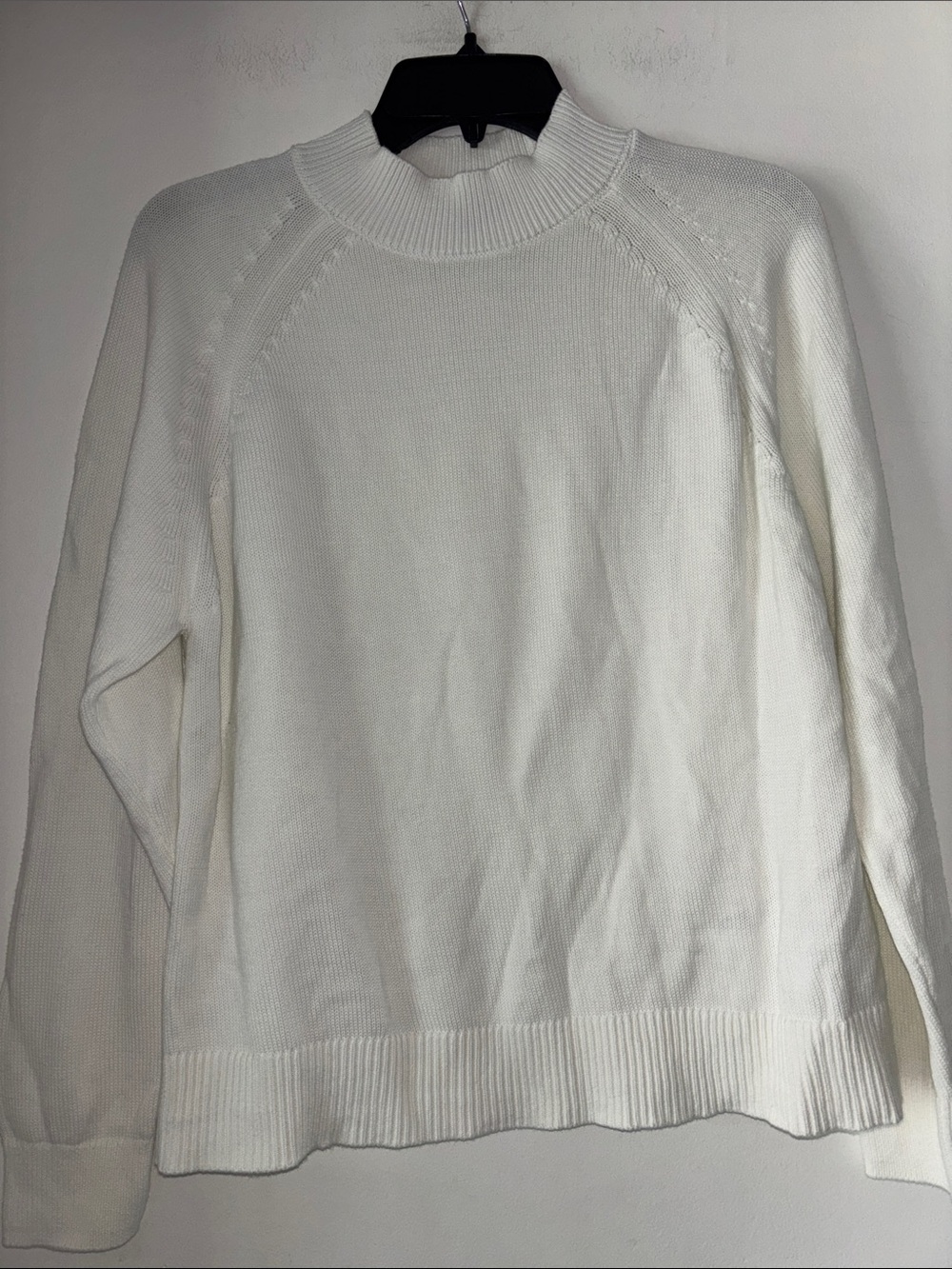 Quince White Knit Sweater